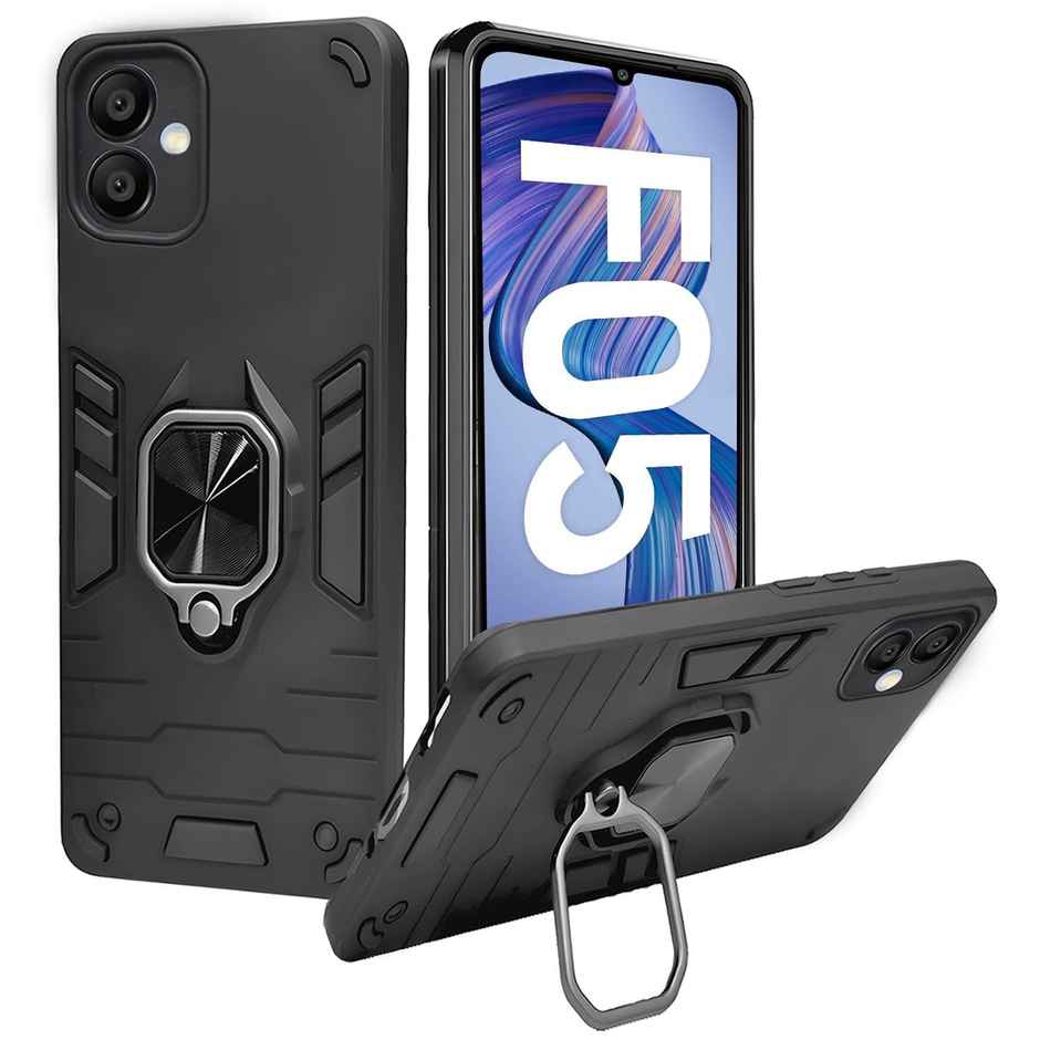 Artistque Case for Samsung Galaxy M05 / A05 / F05 Back Cover - Ring Stand Armor Cover