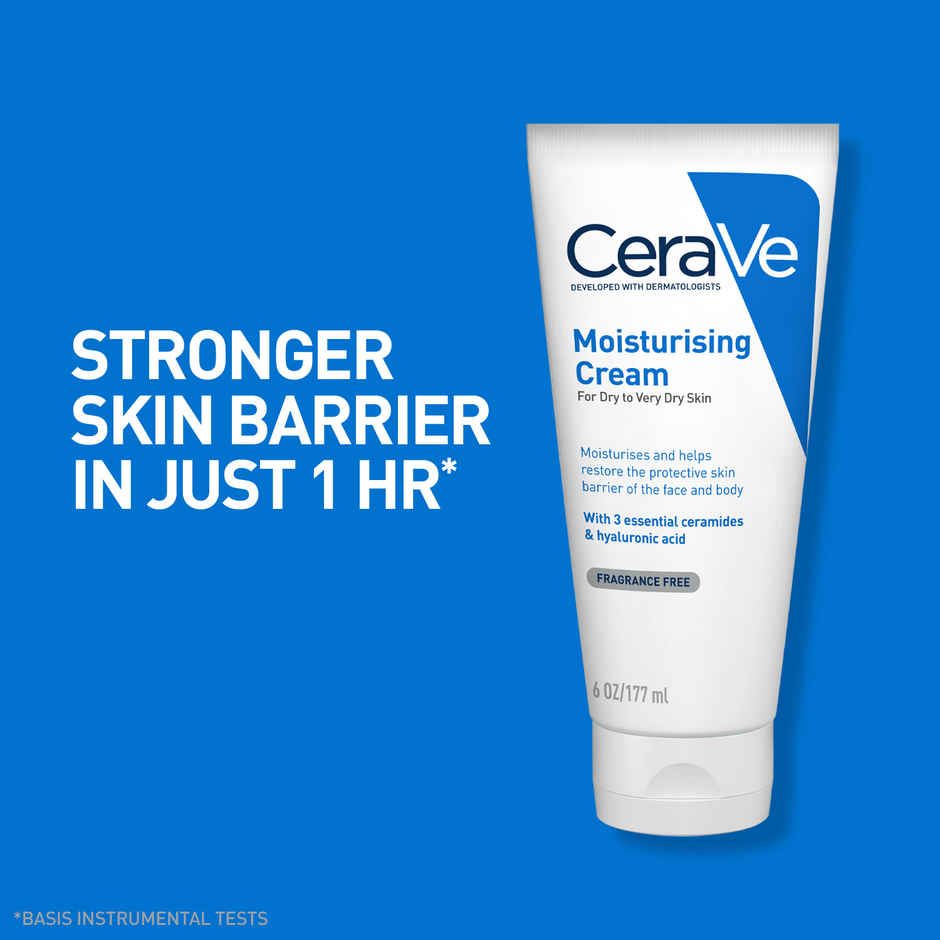 CeraVe Moisturizing Barrier Repair Cream with Ceramides & Hyaluronic Acid