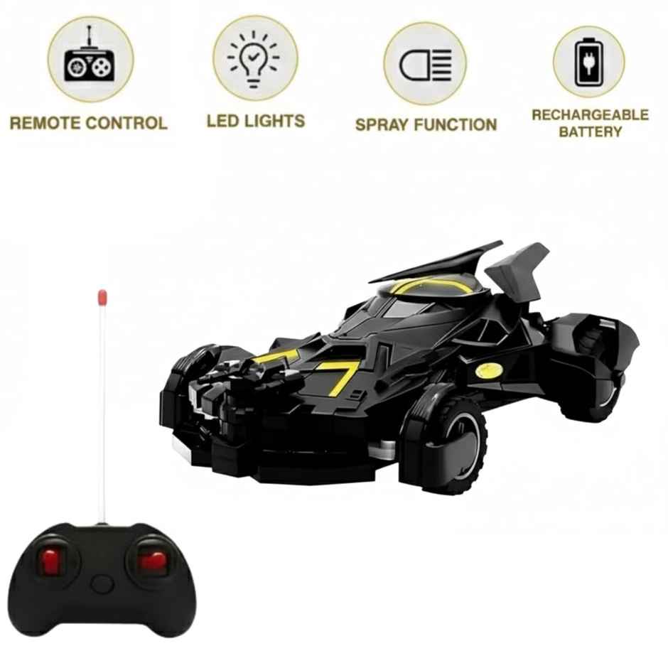 Remote Control Car with Mist Spray High Speed, LED Lights Vehicle for Kids