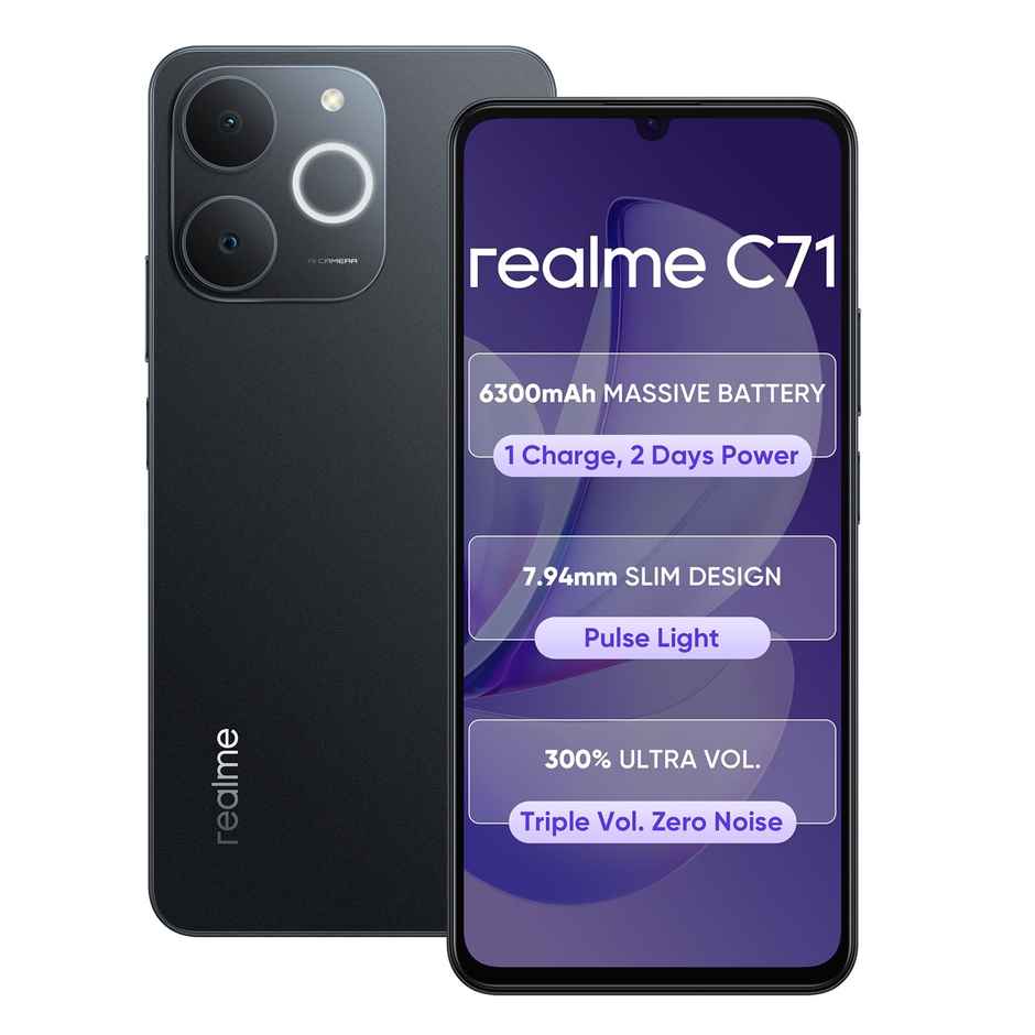 C71 | 4 GB RAM | 64 GB Storage | 6.67 in Display | 4G | Obsidian Black