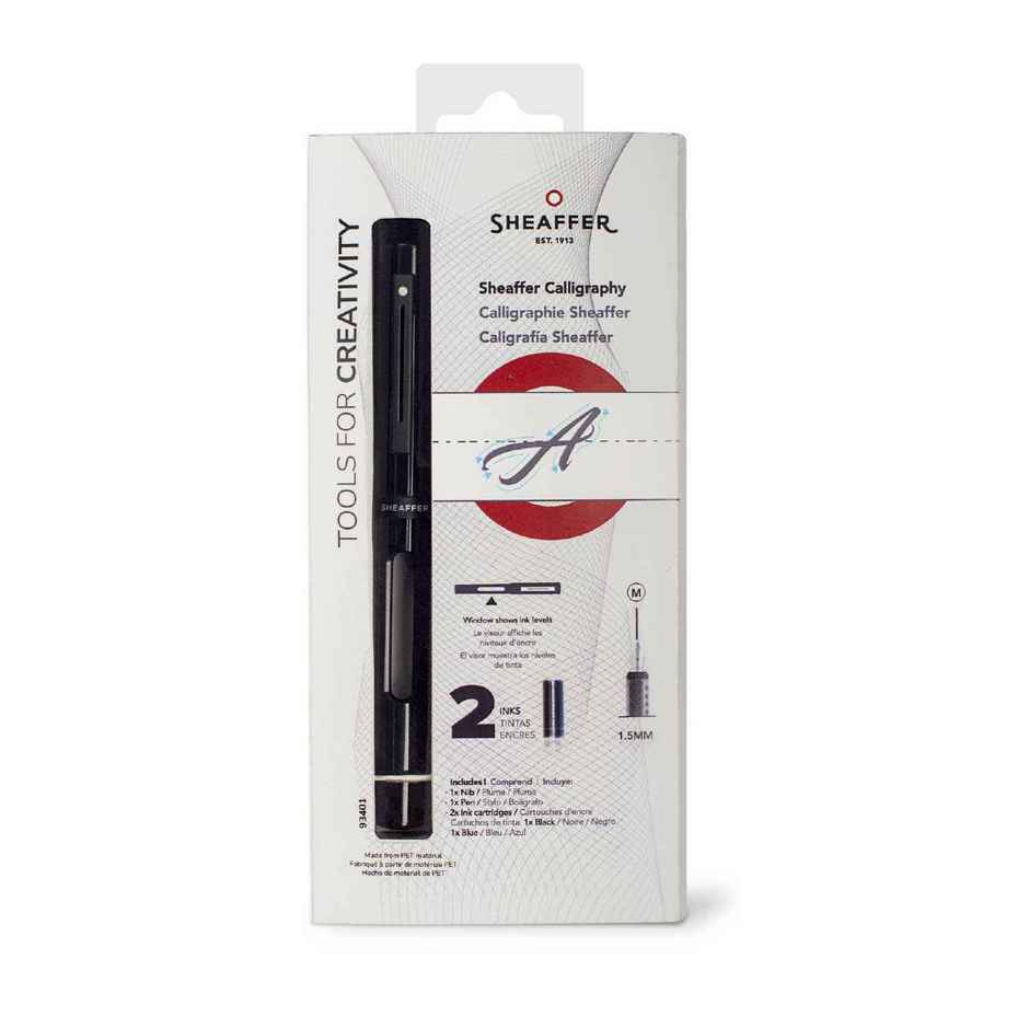 Sheaffer Black Calligraphy With Medium Nib Pen