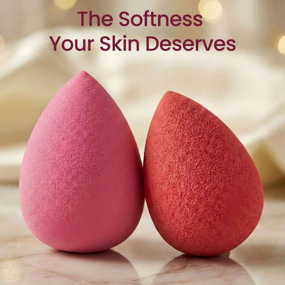 Midazzle Ultra soft Beauty Blender Makeup Sponge Puff | Pack of 2 | Assorted | MIBB3002