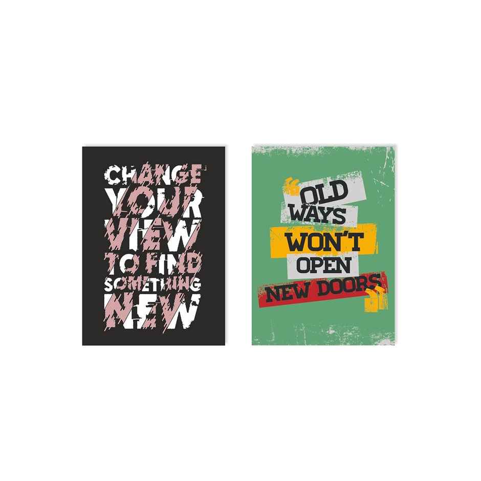 Paper Plane Design Wall Posters For Office Decor | Set of 10 | Size | 12 Inch x 18 Inch | D40