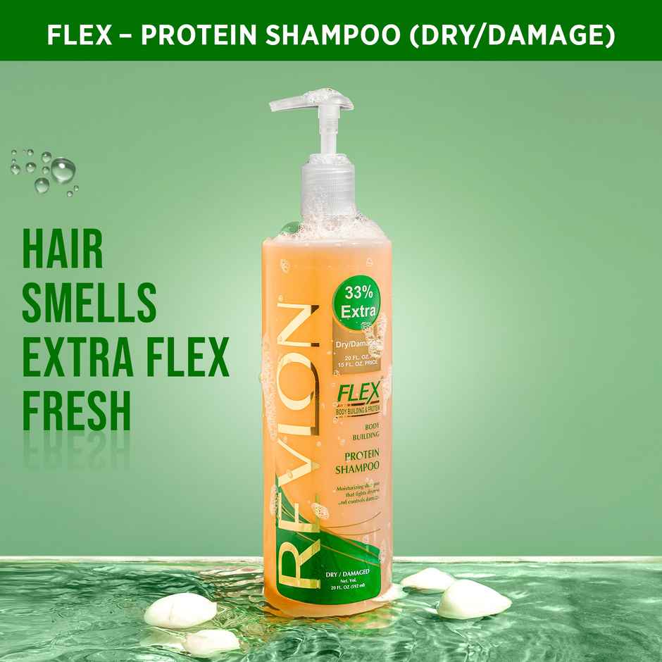 Revlon Flex Body Building Protein Shampoo - Normal To Dry