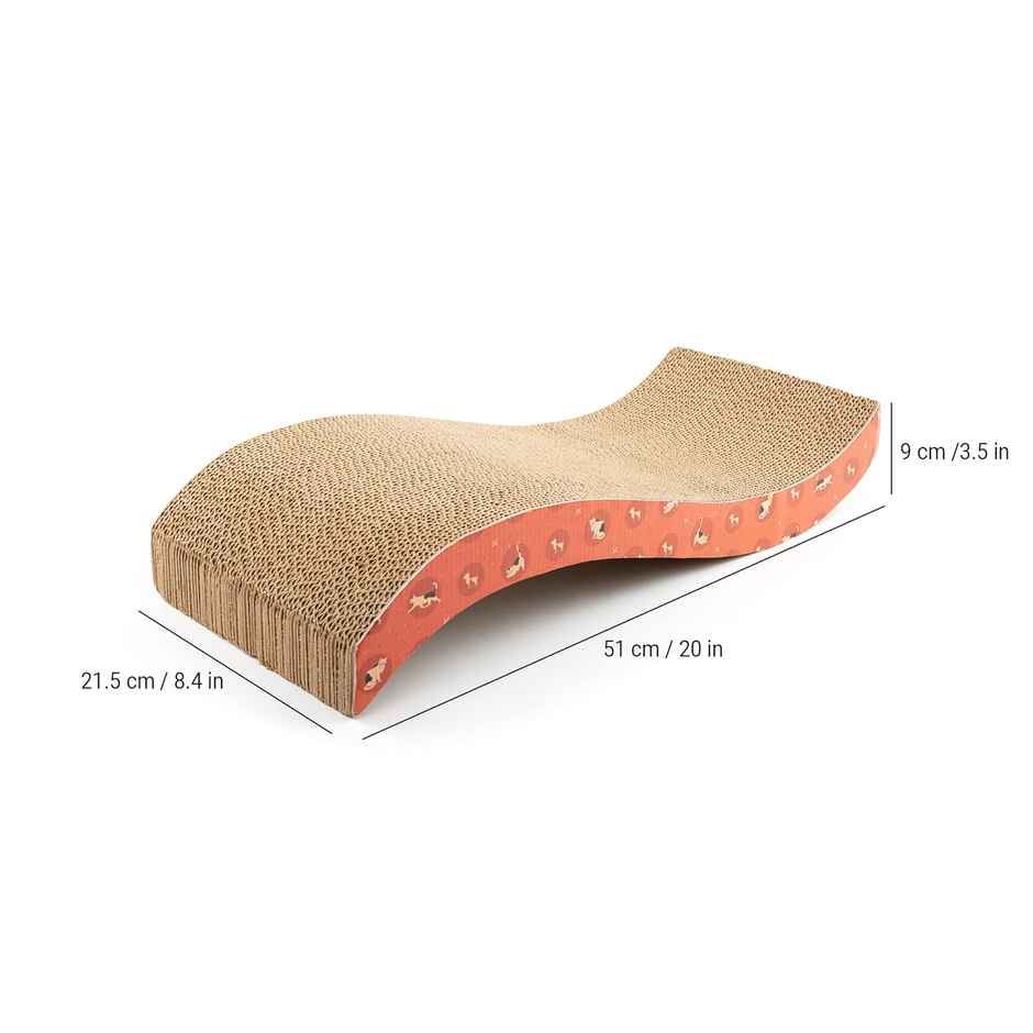 HUFT Scratchville Cat Scratcher Orange