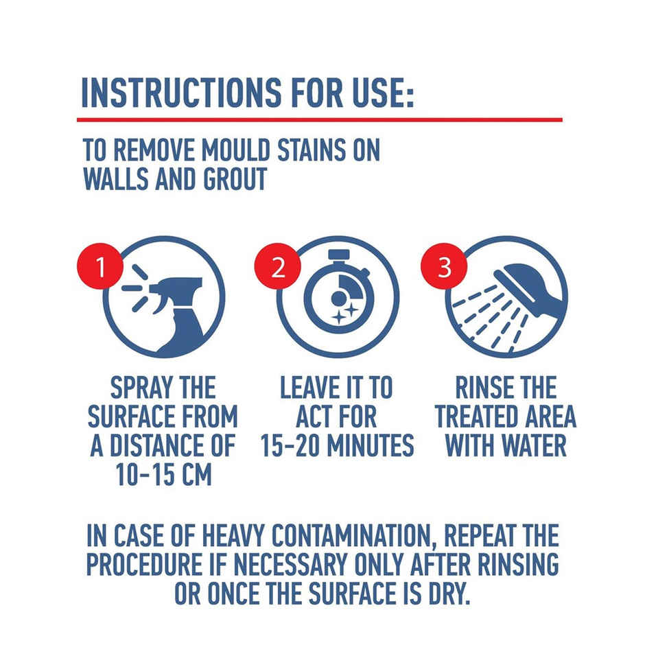 Cif Perfect Finish Mould Stain Remover Surface Cleaner Spray