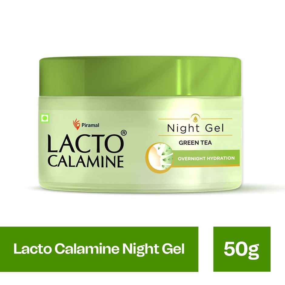 Lacto Calamine Green Tea Night Gel For Overnight Hydration & Moisturisation