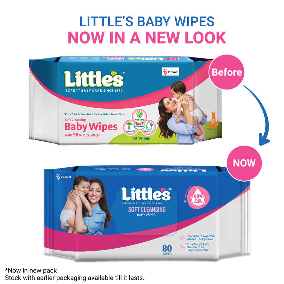Littles Expert Baby Care Soft Cleansing Baby Wipes | Extra Thick & Moist Wet Wipes for Babys