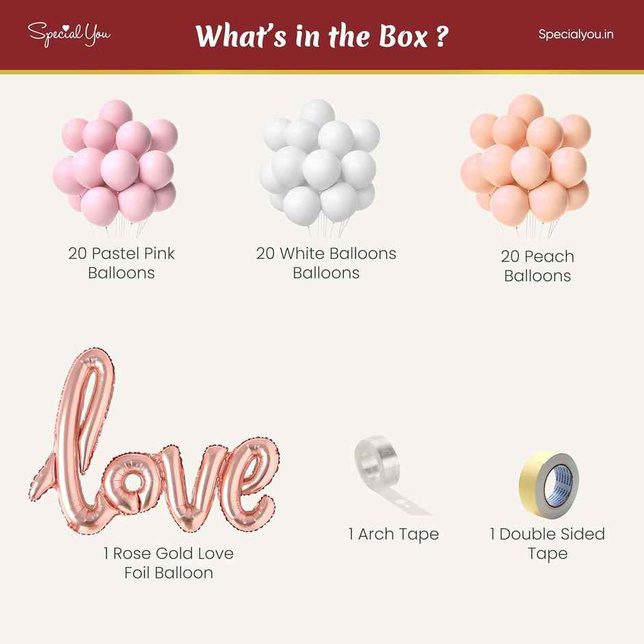 Pastel Theme Love Decoration Kit | Special You