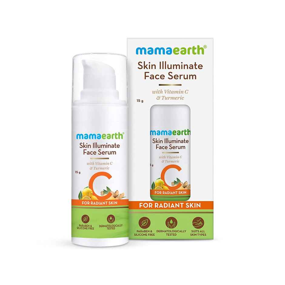 Mamaearth Skin Illuminate Face Serum With Vitamin C & Turmeric For Radiant Skin