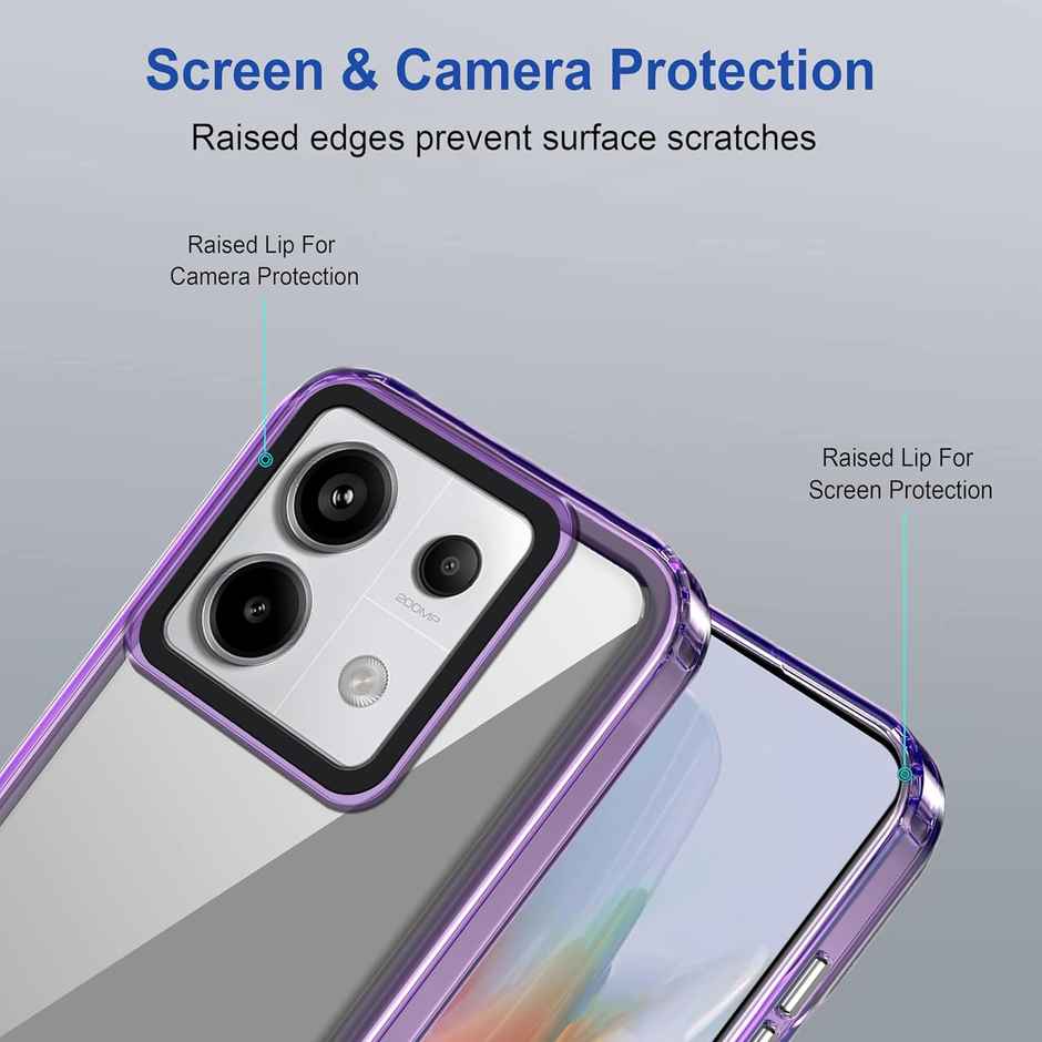 Zapcase Back Cover for Mi Redmi Note 13 Pro 5G | Space-Purple