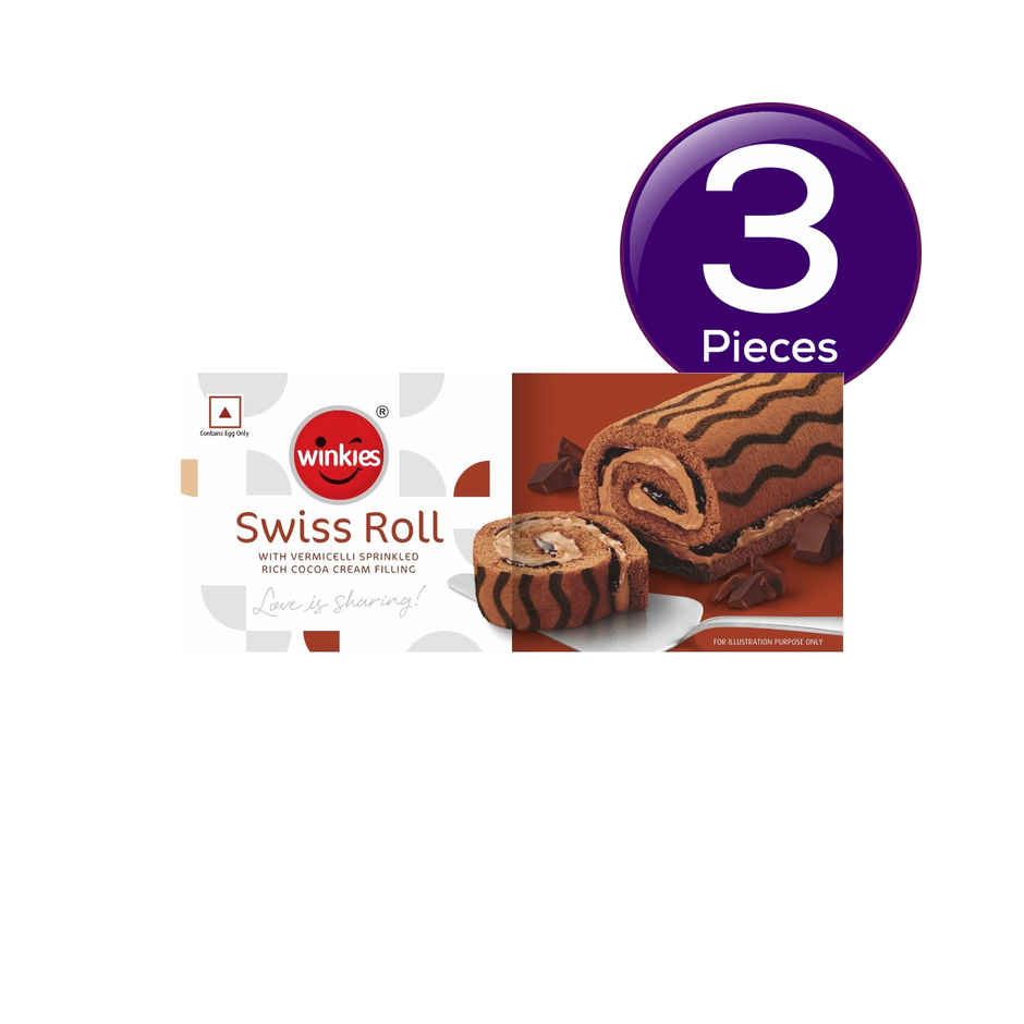 Winkies Swiss Roll Chocolate Combo