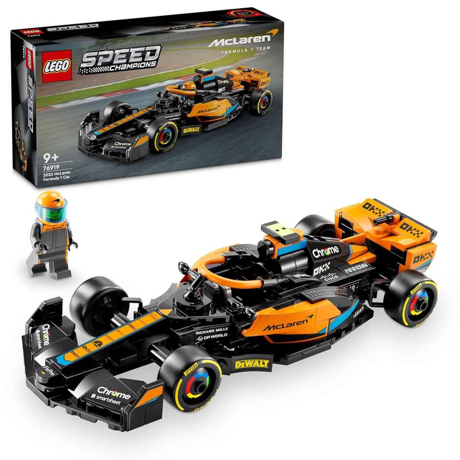 Lego Speed Champions 2023 McLaren Formula 1 Race Car (245 Pieces)