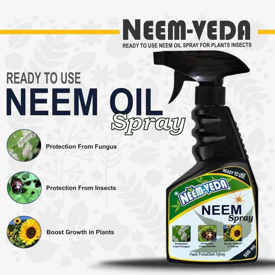 Home-Secure Natural Neem Oil Insect Repellent Spray for Plants