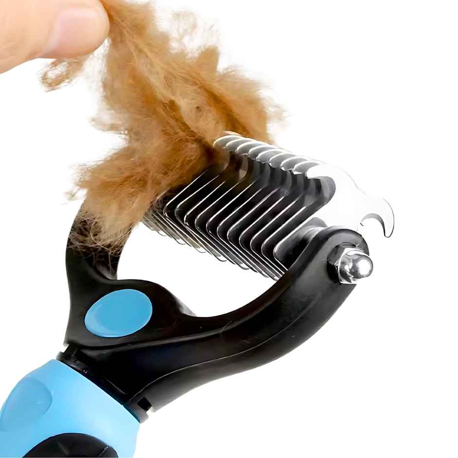 Pets Empire Dematting Brush Removes Mats & Tangles, Grooming Tool For Pets | Large