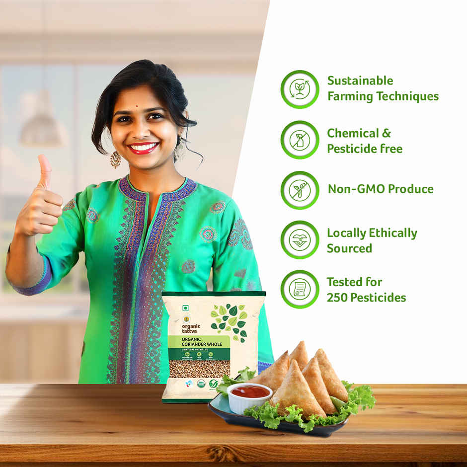 Organic Tattva Coriander Whole