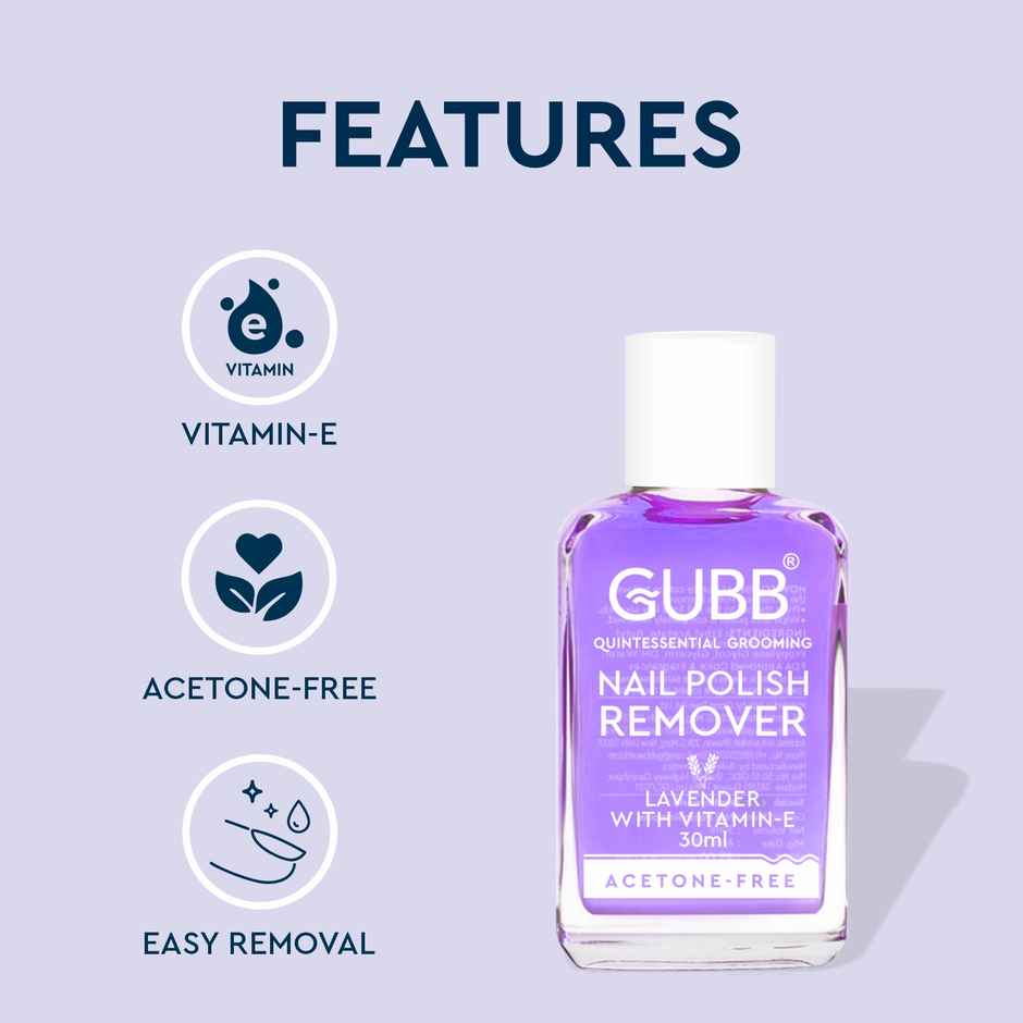 GUBB Nail Polish Remover | Lavender