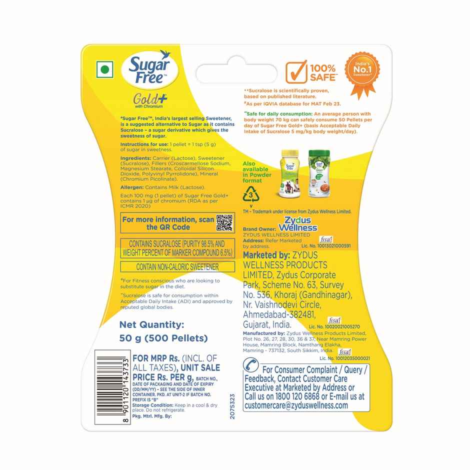 Sugarfree Gold+ Low Calorie Sweetener