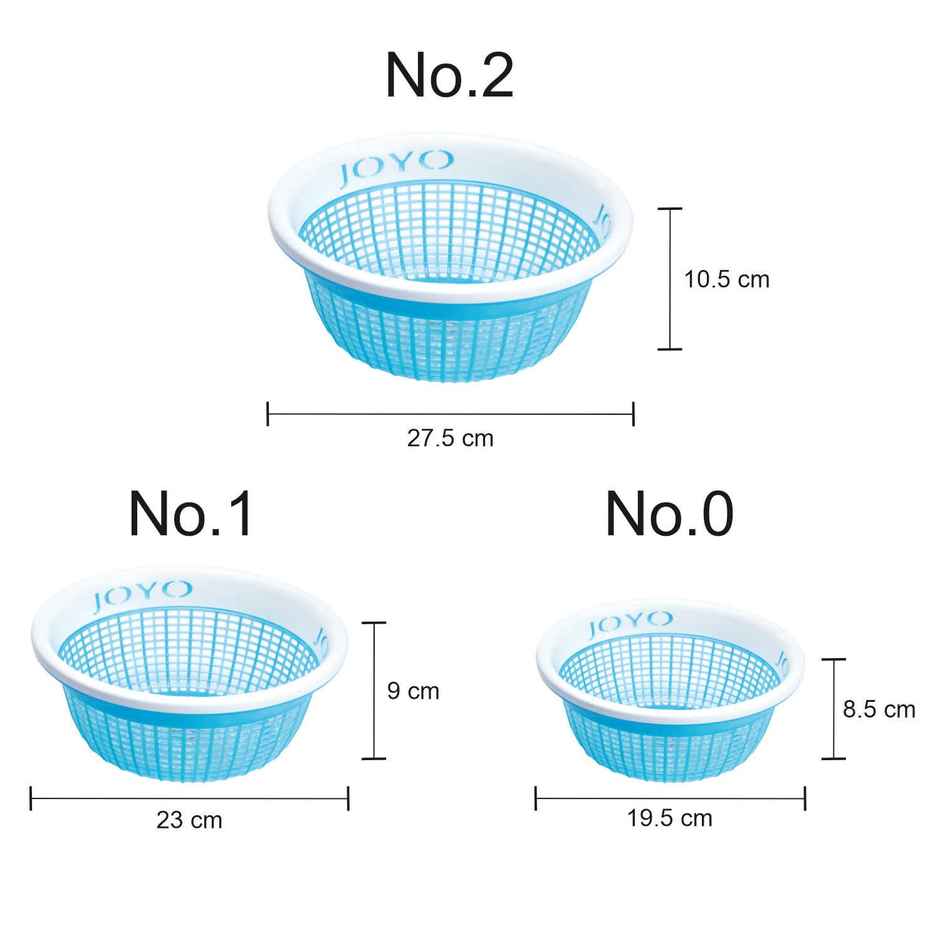 Joyo Fruit Loop Storage Container | Set of 3 | Assorted | Plastic Food Storage