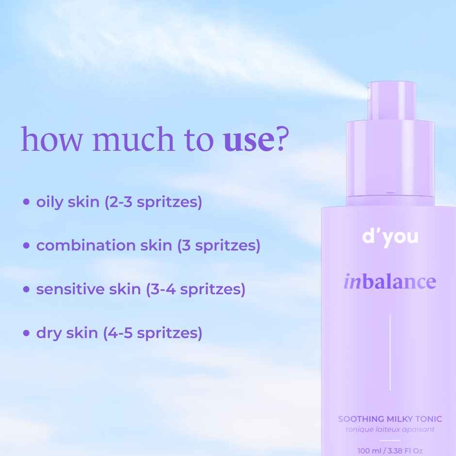 d'you Inbalance Soothing Milky Tonic