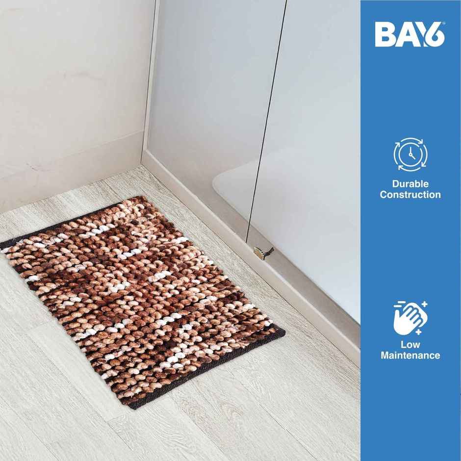 BAY6 Microfibre Popye Doormat - Brown - 40 x 60 cm