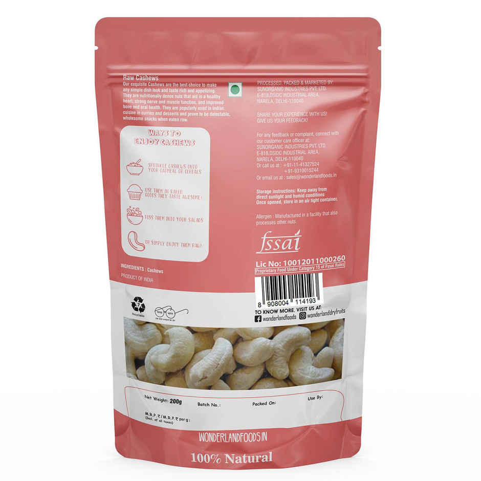 Wonderland Foods Cashew