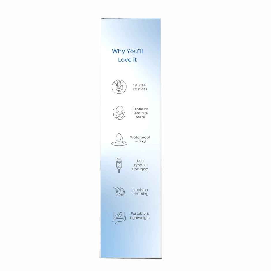 Urban Yog 7 in 1 Women's Trimmer | 100 Min Runtime | Full Body Grooming | Waterproof | Gentle