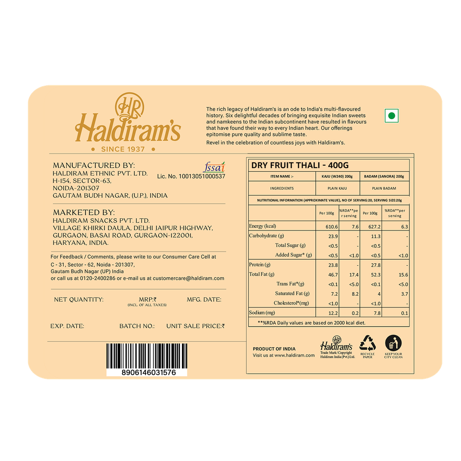 Haldiram's Thali Combo