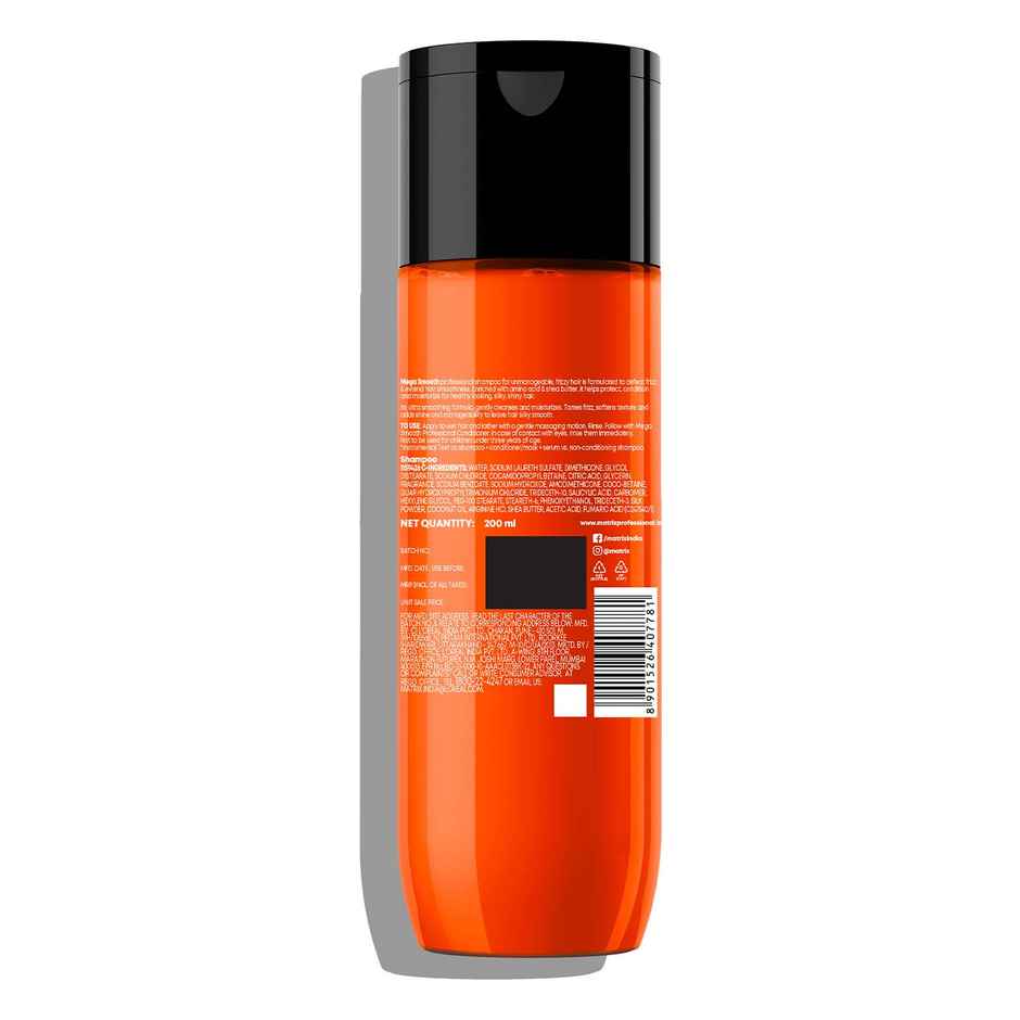 Matrix Mega Smooth Professional Shampoo For Frizzy Hair | For All Hair Types | Paraben-Free