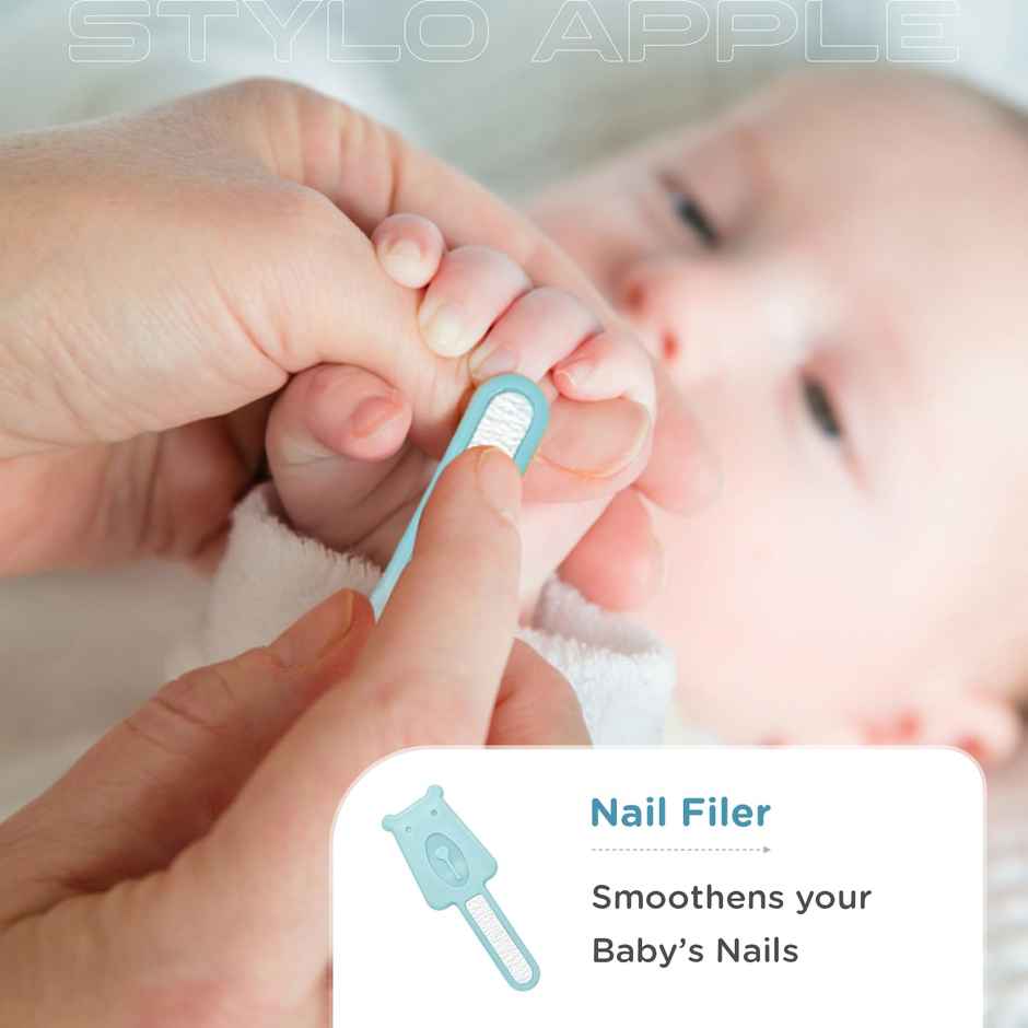 R for Rabbit Stylo Apple Baby Manicure Set Blue