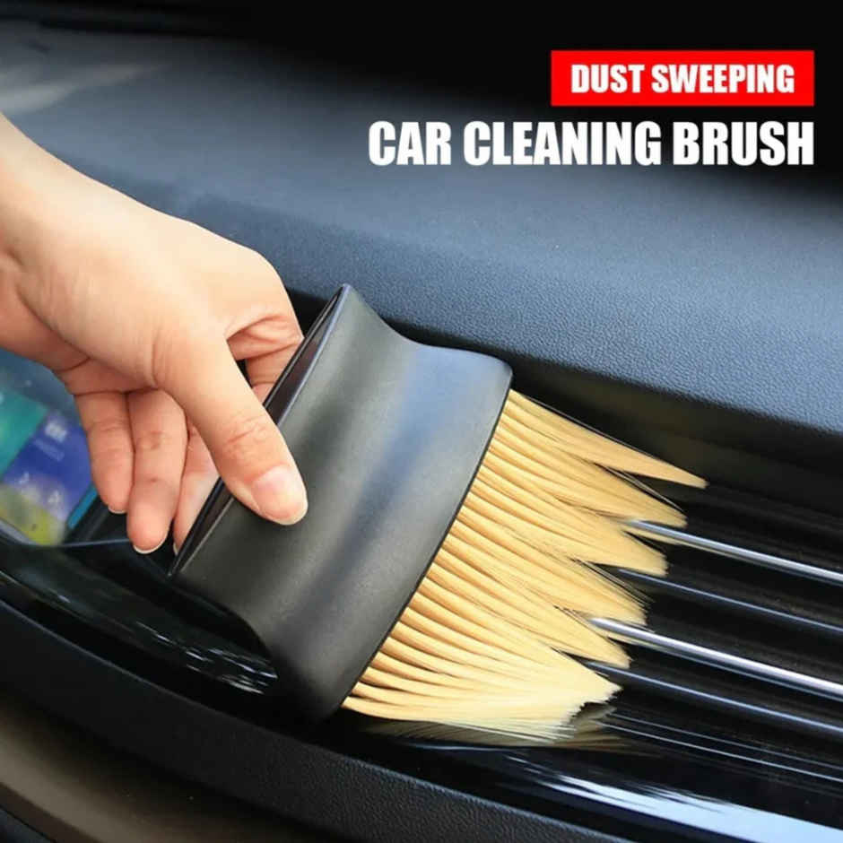 SE7EN Cleaning Brush for Car Interior - Soft Bristle Cleaner for AC Vent & Dashboard