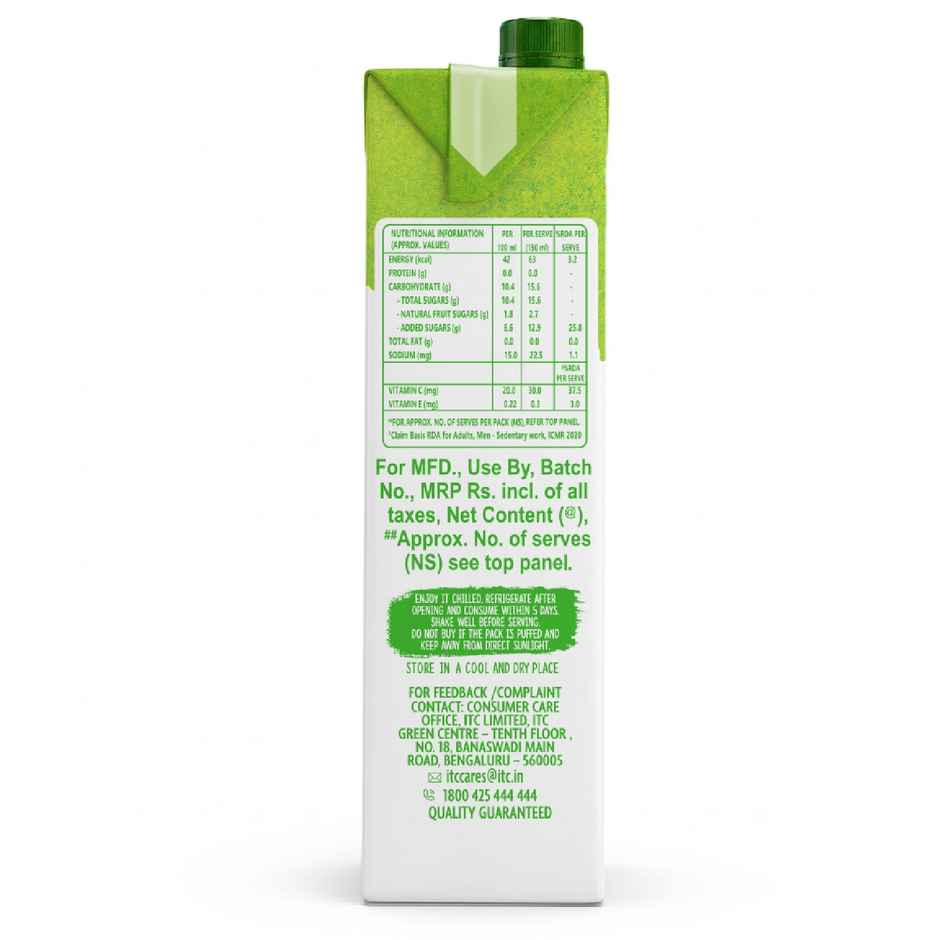 B Natural Orange Juice, Enriched with Vitamin C & E