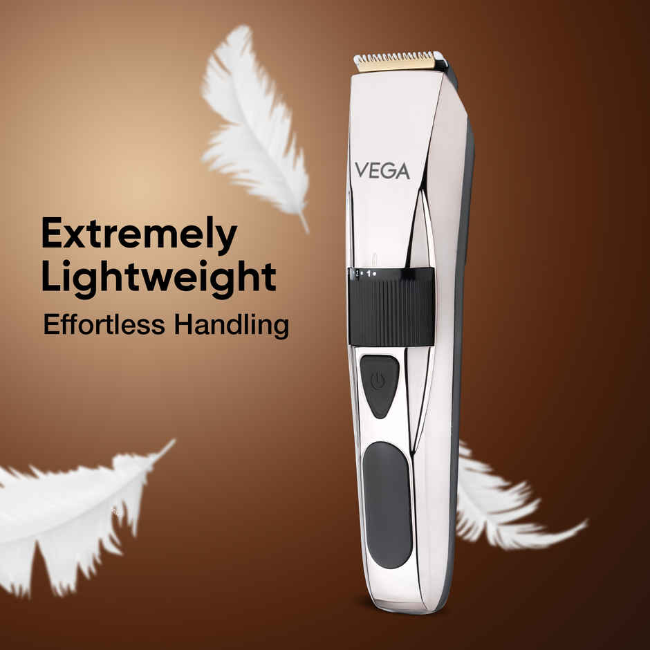 Vega P3 Battery Powered Trimmer for Men, USB C Type, 160 Mins Runtime & 2 Beard Comb, (VHTH-27)