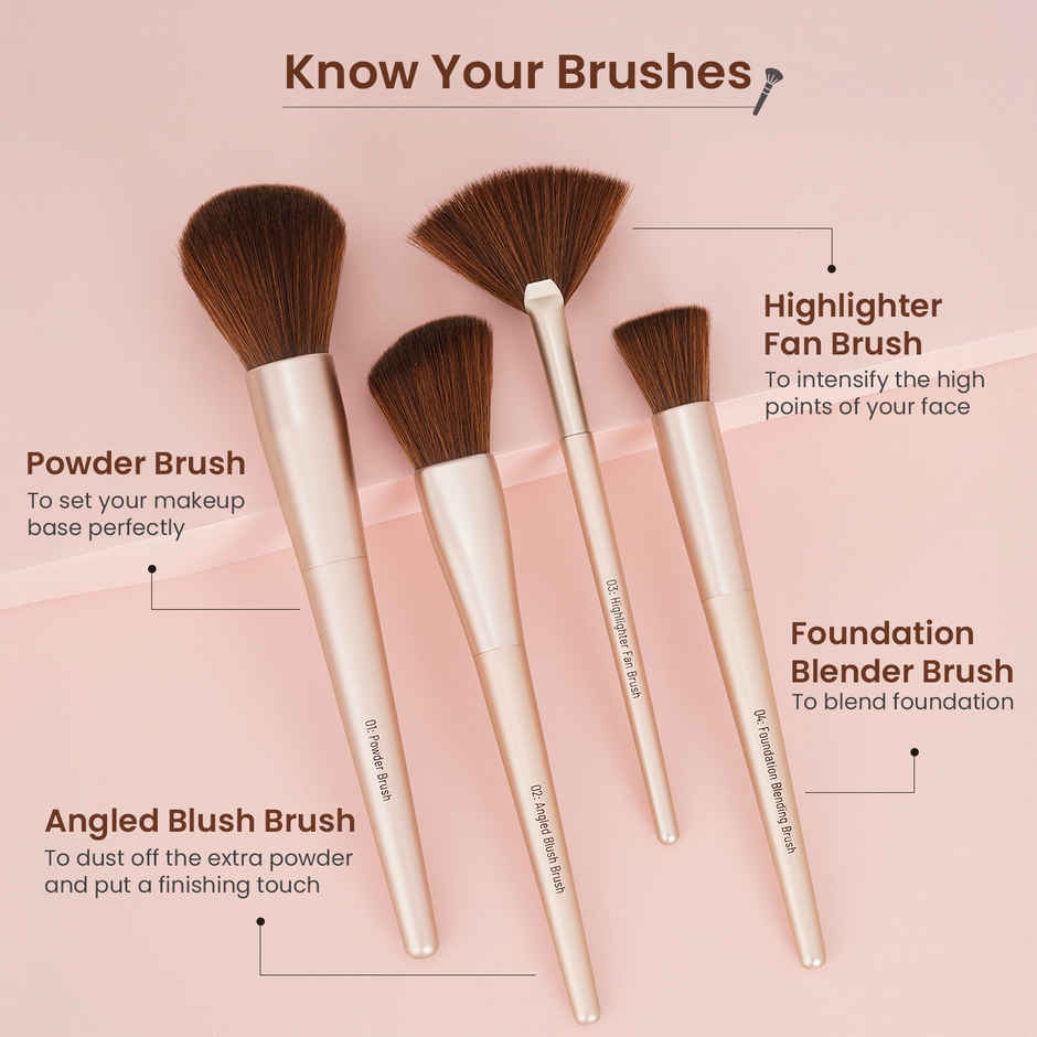Swiss Beauty Heartistry Makeup Brush Set