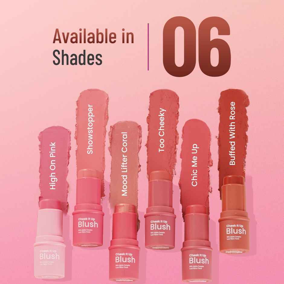 Swiss Beauty Cheek It Up Lumi-Matte Finish Blush - 1 High on Pink