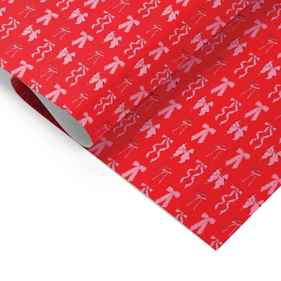 Tiger Notes Gift Wrap | Red Bow