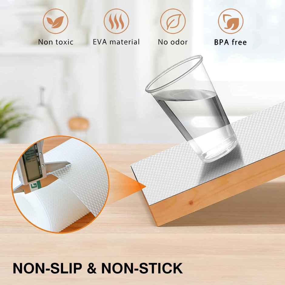 Let's Vybe Multipurpose Washable Anti Slip Mat 1.5 m