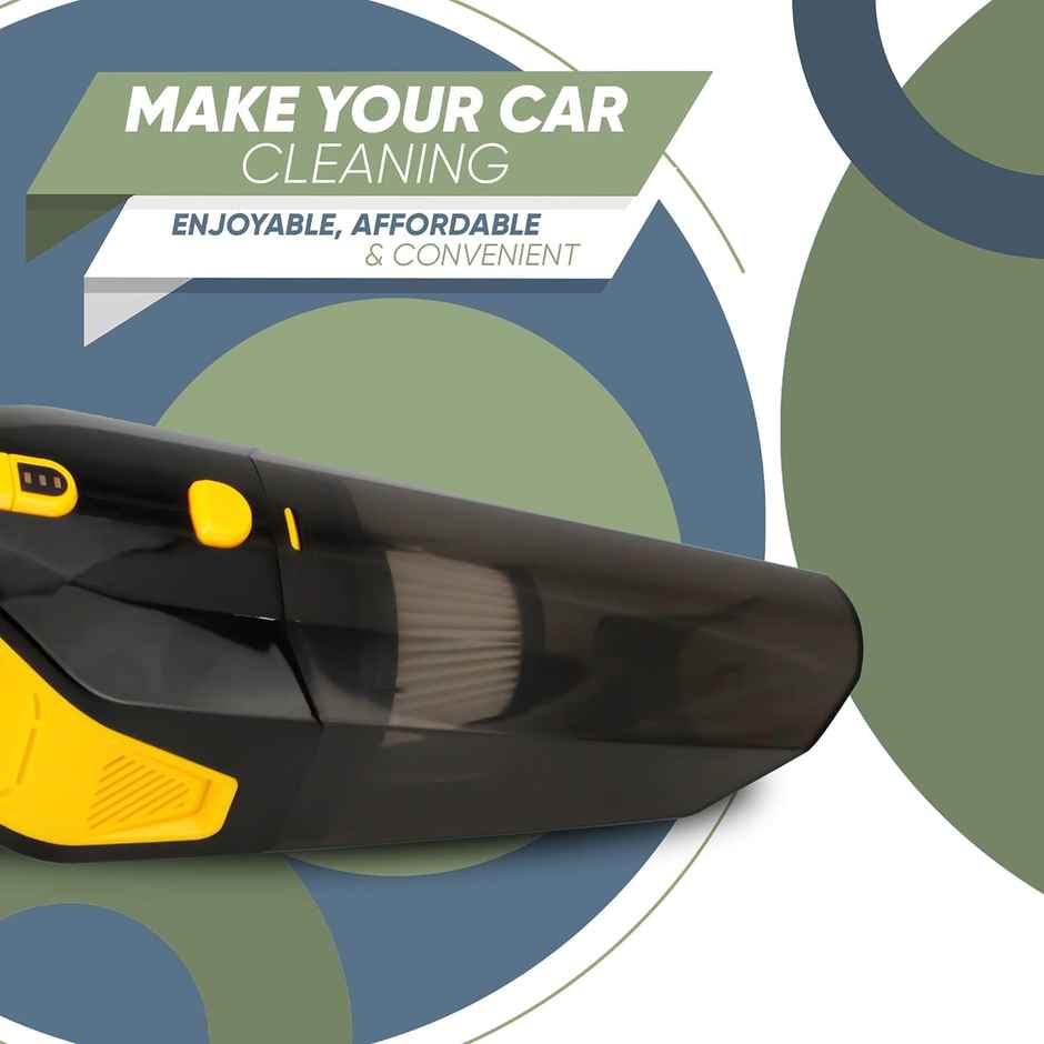 GoMechanic Car Vacuum Cleaner 2in1 Wet & Dry Cleaner For Car With High Suction Power 6000Pa