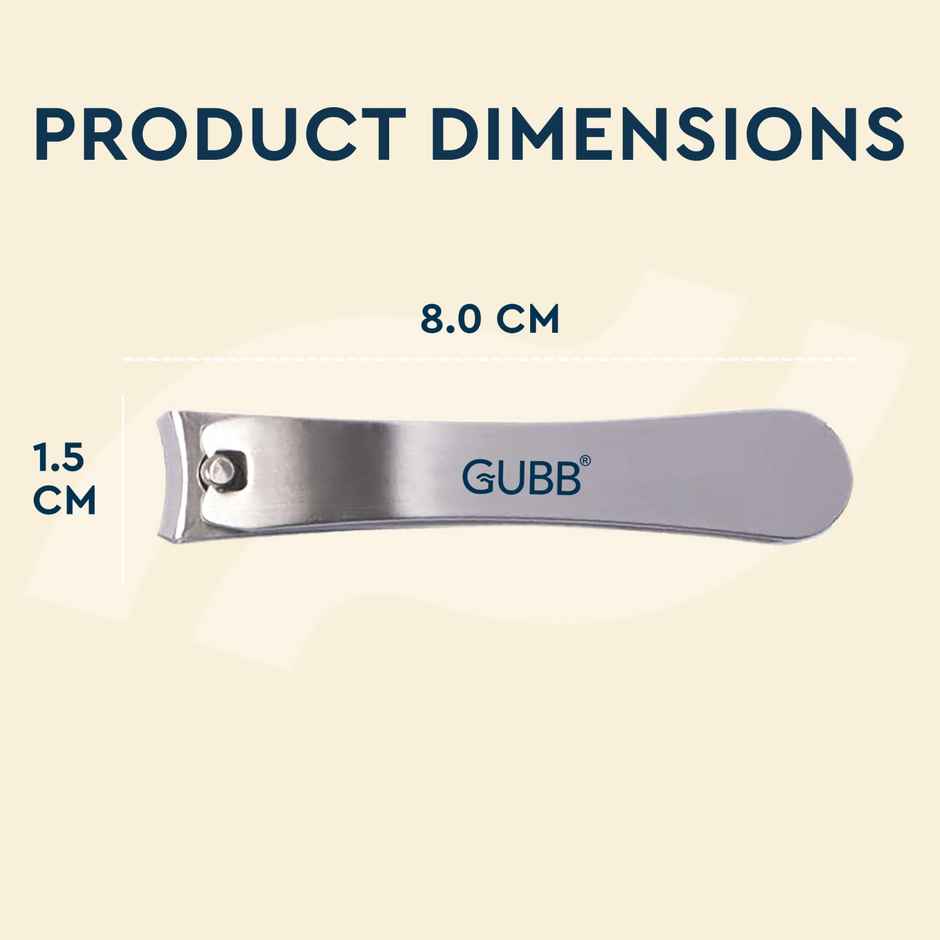 GUBB Nail Clipper Curved | Stainless Steel