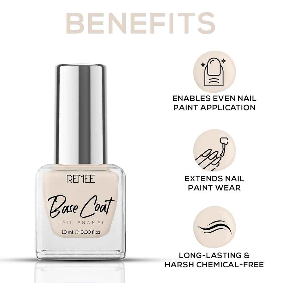 RENEE Base Coat Nail Enamel | Long-Lasting Shine