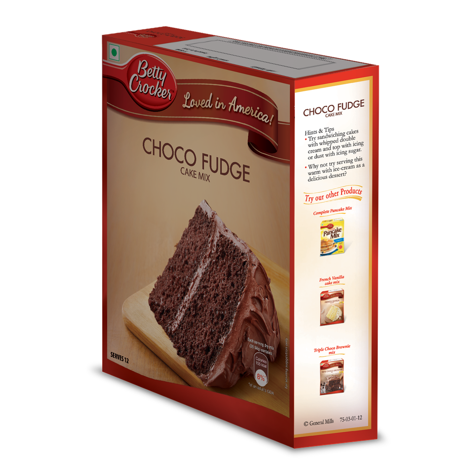 Betty Crocker Choco Fudge Instant Cake Mix Powder | Combo