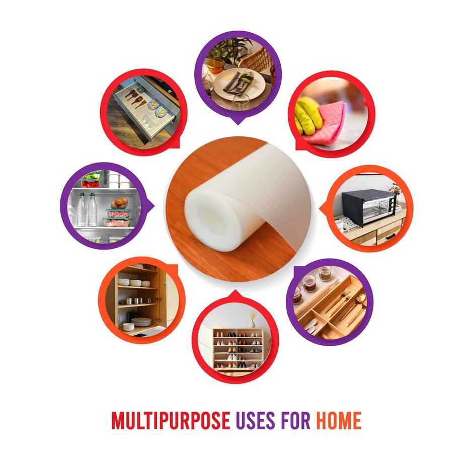 Let's Vybe Multipurpose Washable Anti Slip Mat 1.5 m