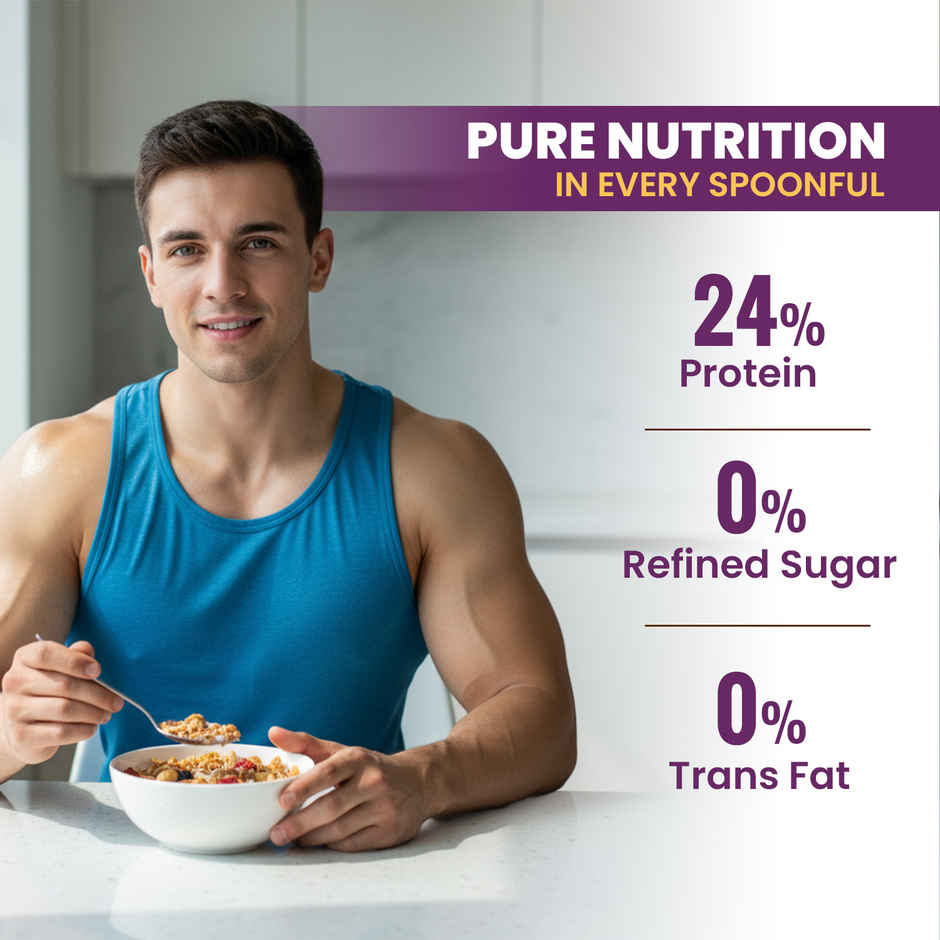 Pintola 24G High Protein Muesli - Fruit & Nut | Gluten-Free - Naturally Sweetened