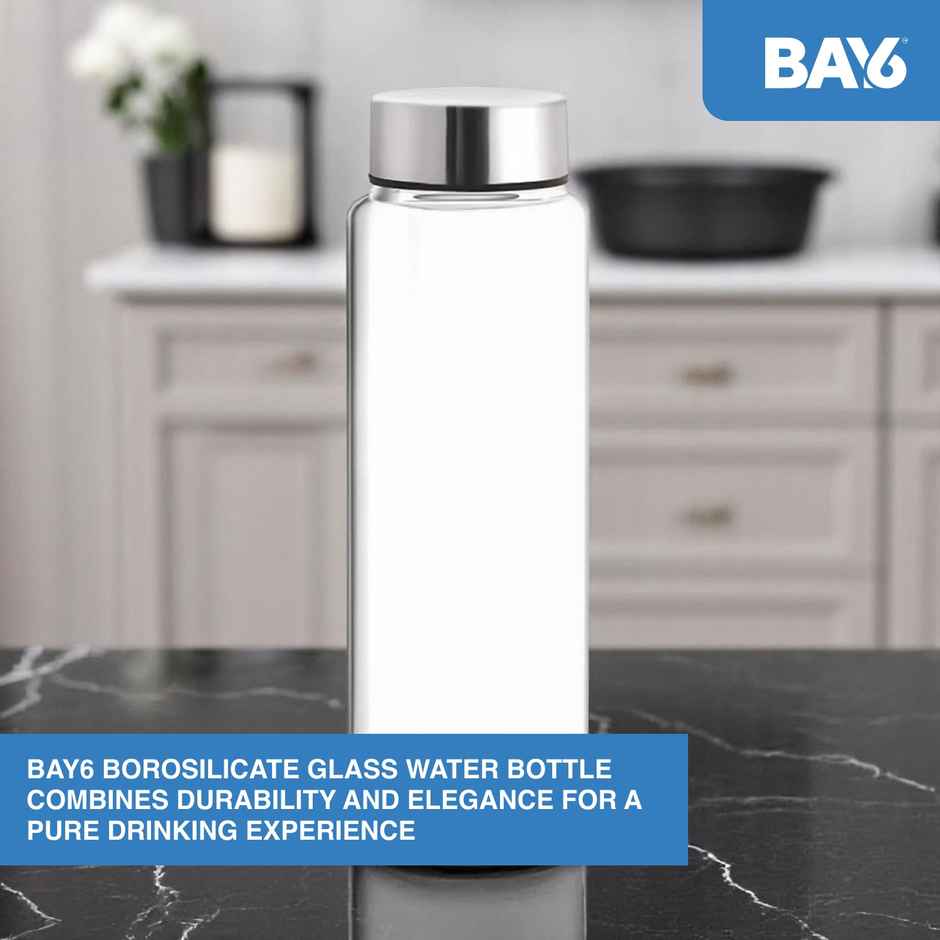 BAY6 Borosilicate Glass Bottle 750 ml