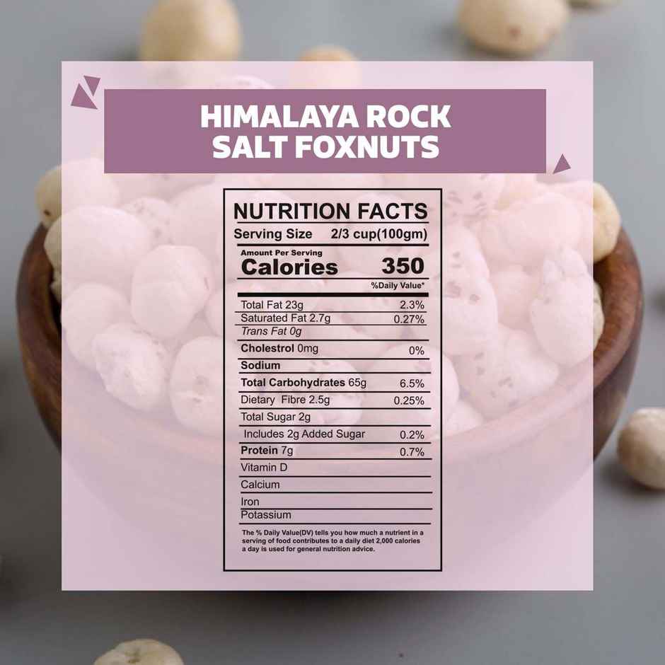 Wonderland Foods Vrat Roasted Pink Salt Flavoured Makhana