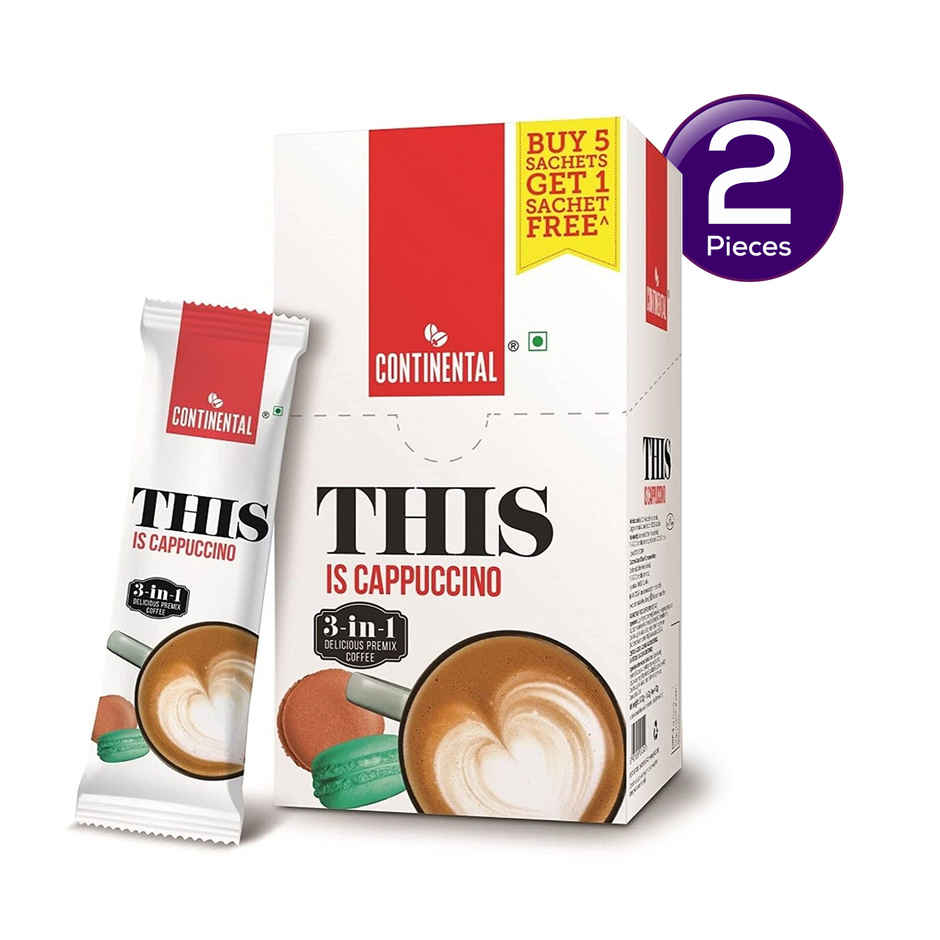 Continental THIS Premix Coffee Powder - Cappuccino | Sachet Combo