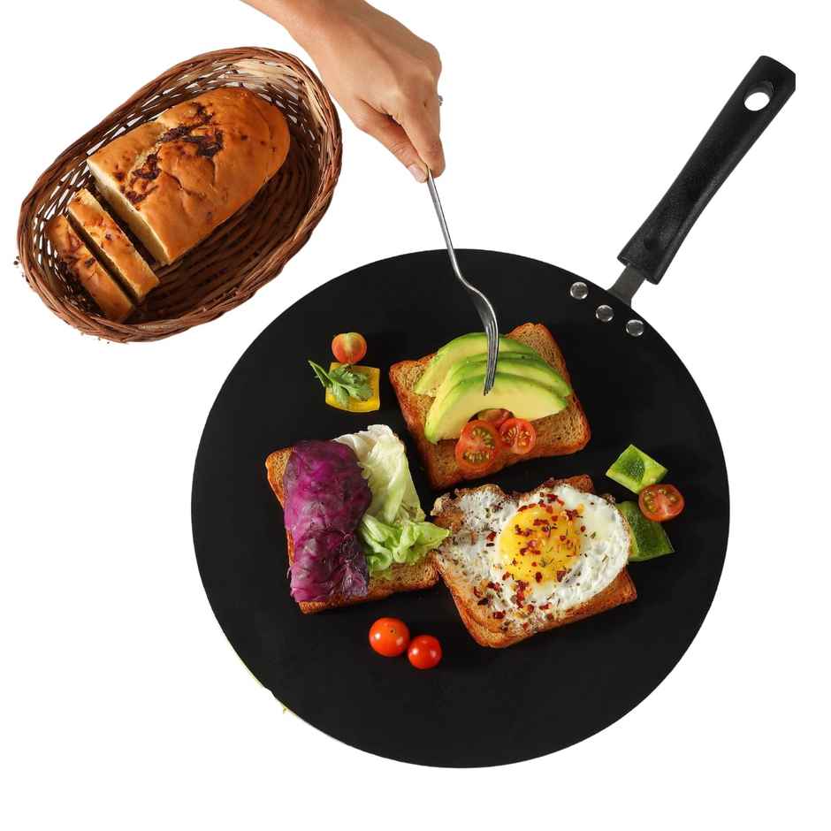 Vinod Zest Non-Stick Flat Multi Tawa - 28 cm
