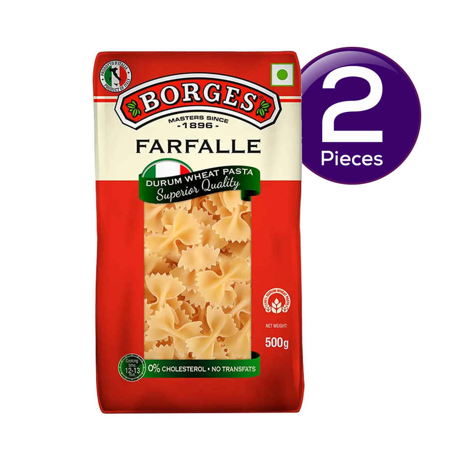 BORGES Durum Wheat Pasta Farfalle Combo
