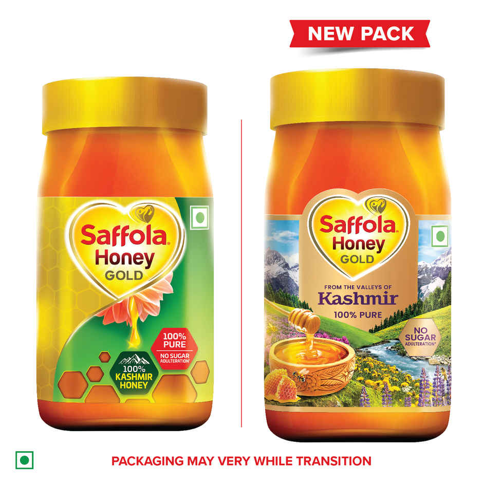 Saffola Honey Gold Made With Kashmir Honey
