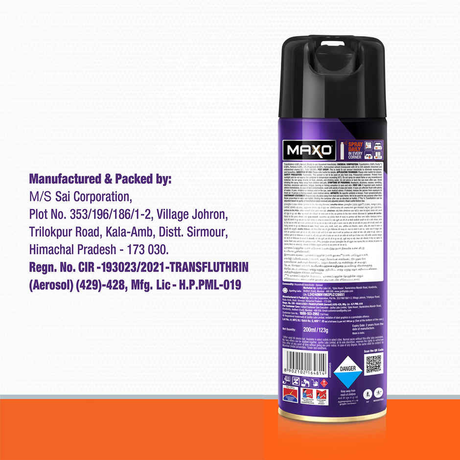 Maxo Flying Insect Killer|Floral Fragrance